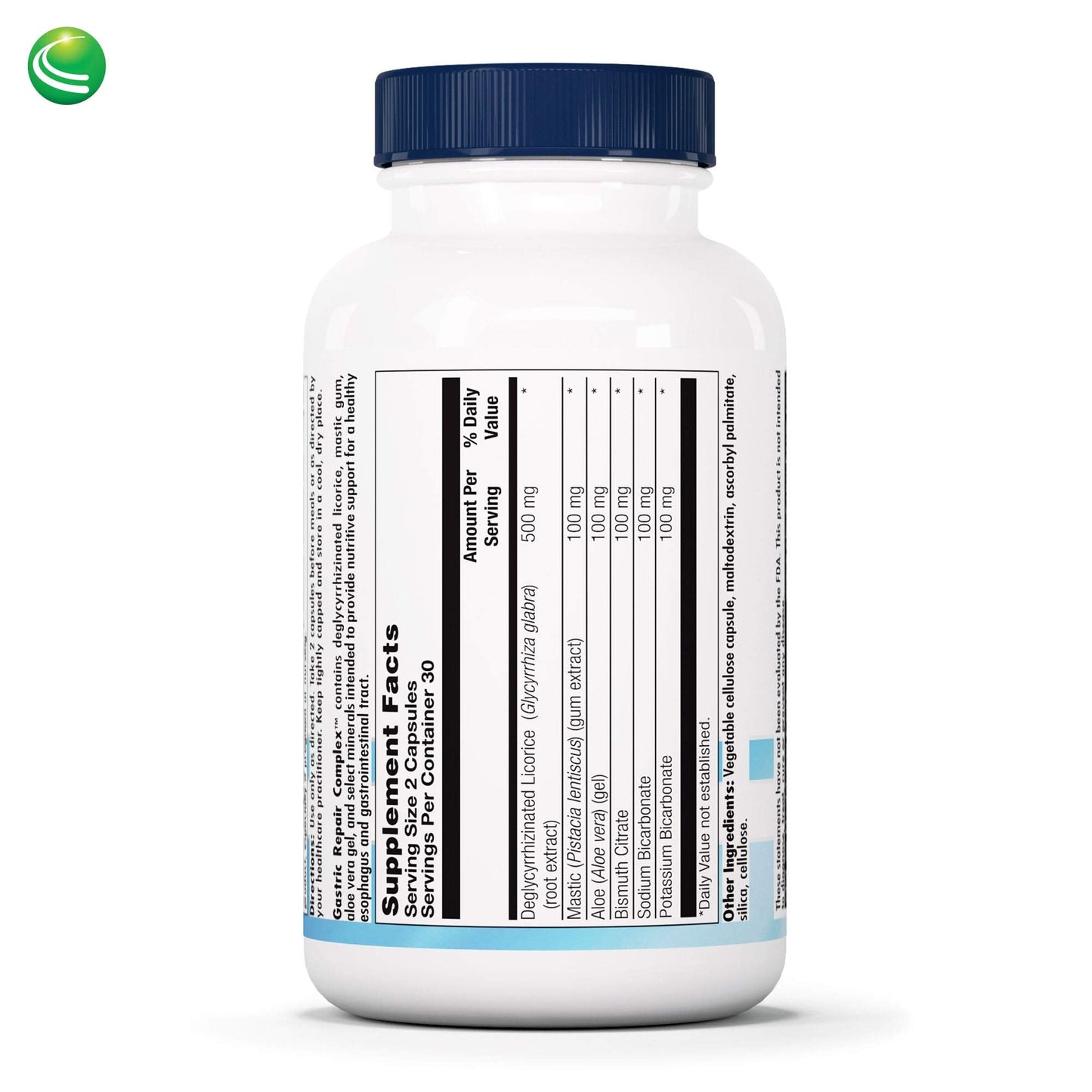 Nutra Biogenesis Gastric Support Complex – DGL Licorice & Mastic Gum | 60 Caps