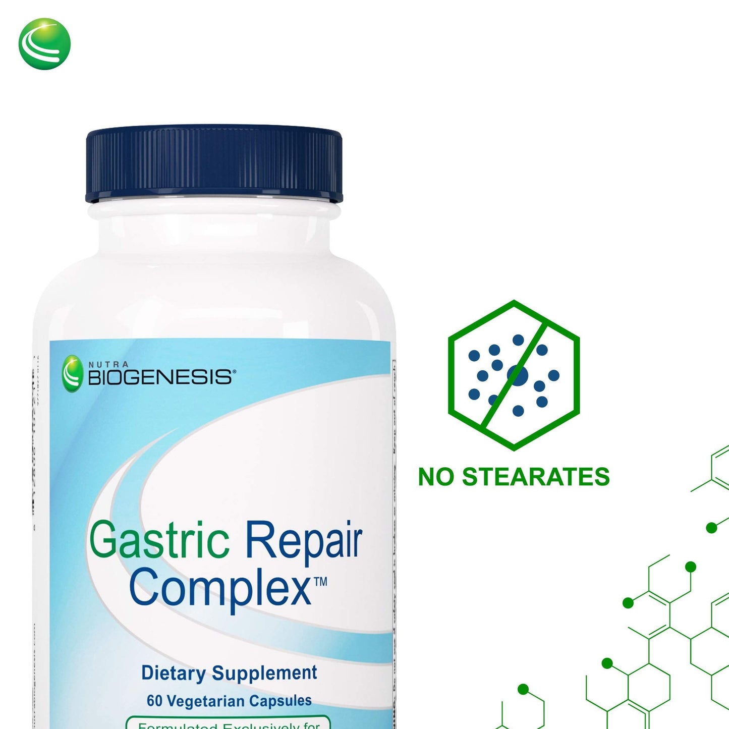 Nutra Biogenesis Gastric Support Complex – DGL Licorice & Mastic Gum | 60 Caps