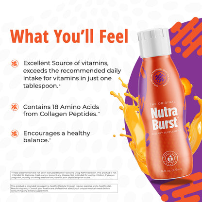 NutraBurst Liquid Multivitamin - Daily Nutritional Support (16 fl. oz)