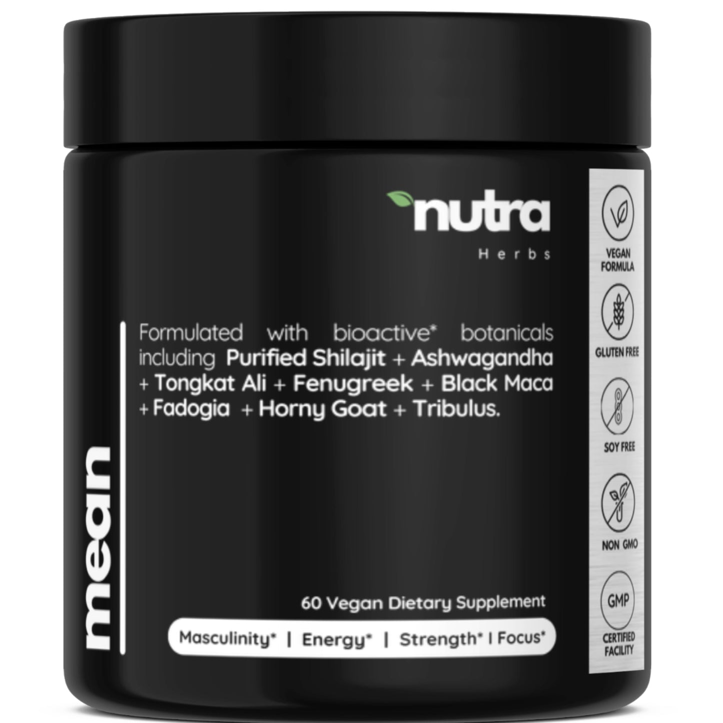 NutraHerds Men’s Vitality & Testosterone Support | Tongkat Ali & Ashwagandha