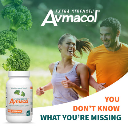 Nutramax Avmacol Extra Strength – #1 Researched Sulforaphane-Producing Detox & Immune Support (75 Tablets)