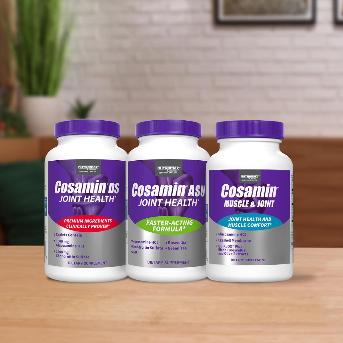 Cosamin DS Joint Health Supplement by Nutramax Laboratories – Glucosamine & Chondroitin, 180 Capsules