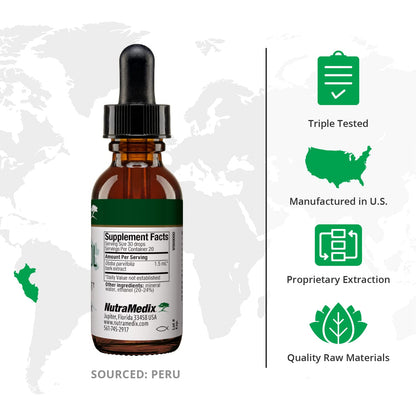 NutraMedix Banderol Daily Immune Support Tincture — Vegan Otoba Bark Drops (1 oz)