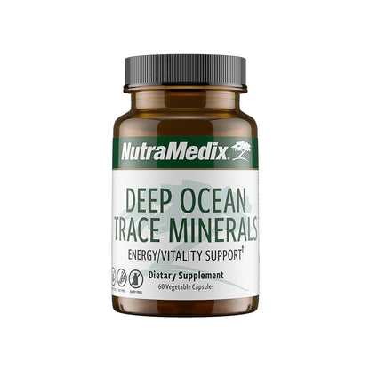 NutraMedix Deep Ocean Trace Minerals 1,000mg – Electrolyte Support & Essential Minerals (60 Capsules)