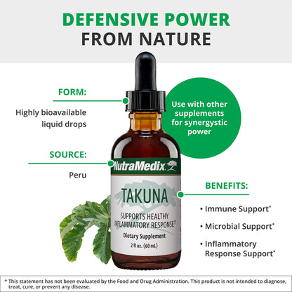 NutraMedix Immune Support – Takuna Blanca Bark Liquid Extract (2oz/60ml) Bioavailable