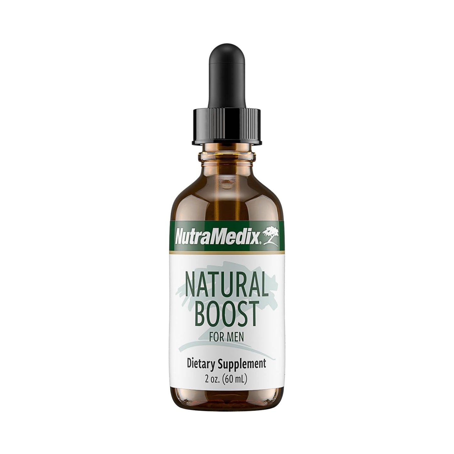 NutraMedix Natural Boost for Men - Amino Acids & Energy Support | L-Arginine, Epimedium, Maca, Ginkgo Biloba, Saffron (2oz / 60ml)