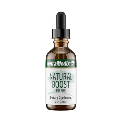 NutraMedix Natural Boost for Men - Amino Acids & Energy Support | L-Arginine, Epimedium, Maca, Ginkgo Biloba, Saffron (2oz / 60ml)