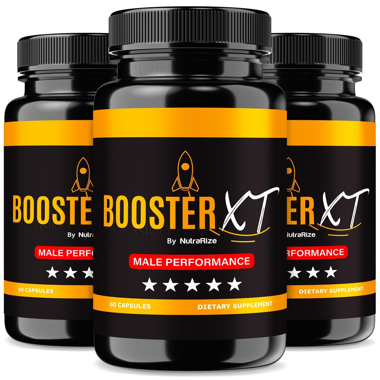 NutraRize Booster XT – Pack of 3 for Men | Energy & Peak Performance | 180 Capsules