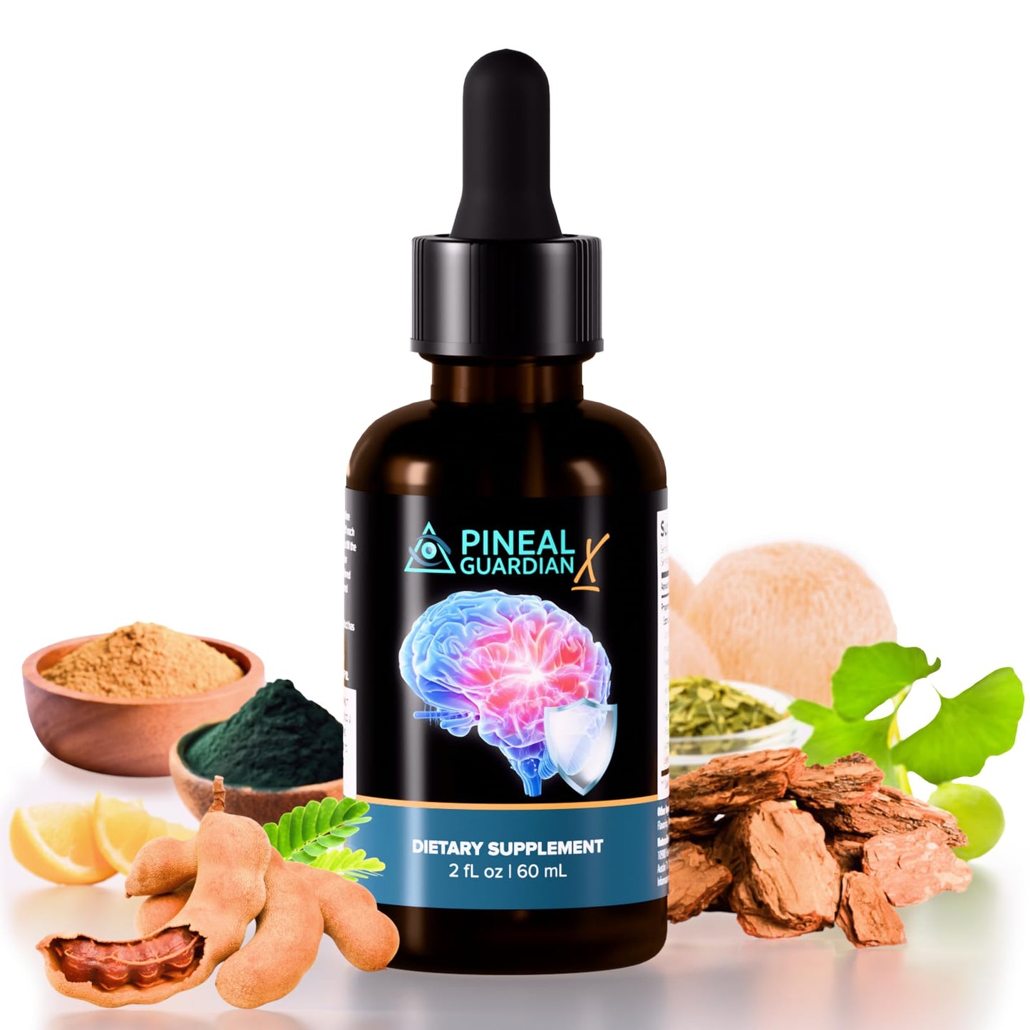 Nutraville Pineal Guardian X – Pineal Decalcification Drops for Cognitive Support | 60ml