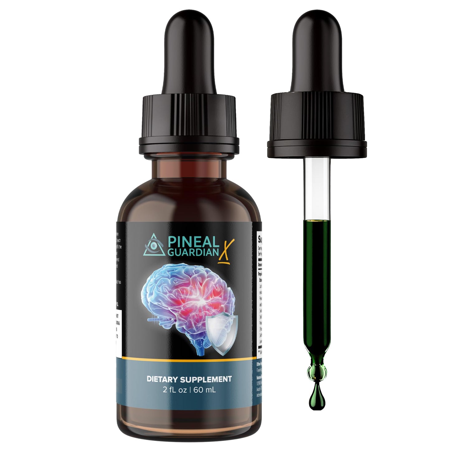 Nutraville Pineal Guardian X – Pineal Decalcification Drops for Cognitive Support | 60ml