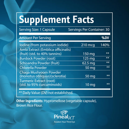 Nutraville Pineal XT Gold - Pineal Gland Support, Focus & Memory