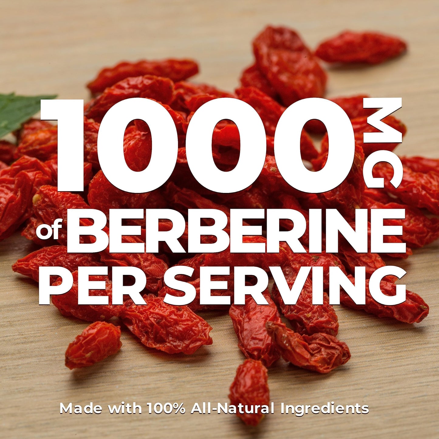 Nutra Wave Pure Berberine Maximum Potency 1000mg per Serving - 2-Pack (Vegan, Non-GMO)