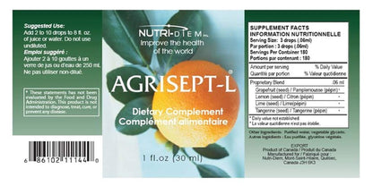 Nutri-Diem Agrisept L Antioxidant 30ml – 3 Bottles