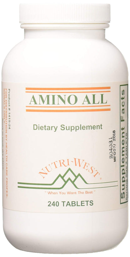 Nutri-West Amino All 240 Tablets - Nutritional Supplement