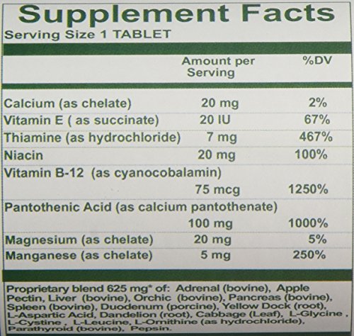 Nutri-West Core Level Adrenal - 120 Capsules | Premium Daily Dietary Supplement