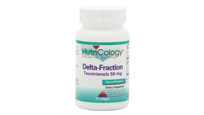 Nutricology Delta-Fraction Tocotrienols 50mg Softgels – Annatto Tocotrienols, 75-Count