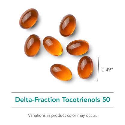Nutricology Delta-Fraction Tocotrienols 50mg Softgels – Annatto Tocotrienols, 75-Count