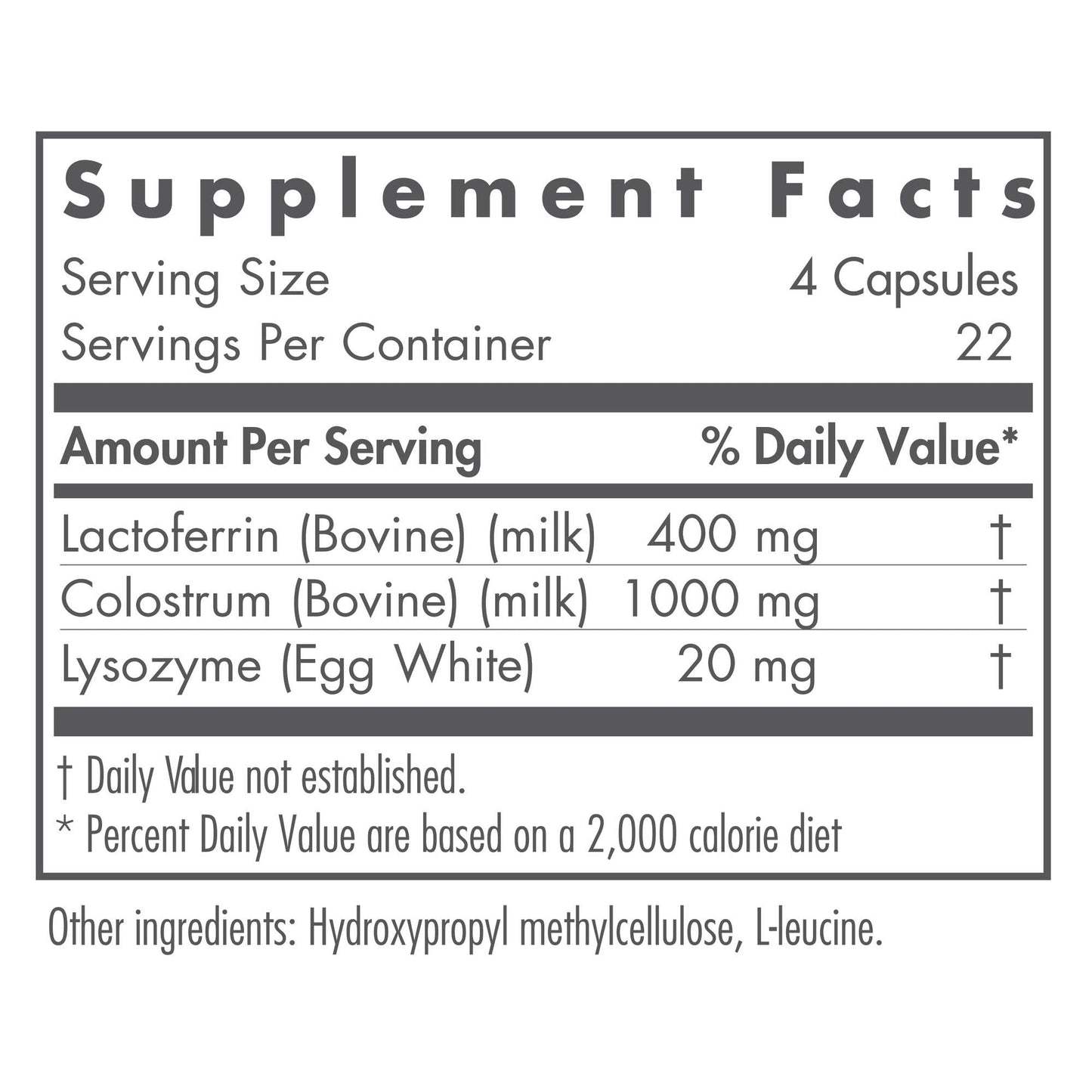 Nutricology Lactoferrin with Colostrum – Immune Support & Iron Transport, 90 Count