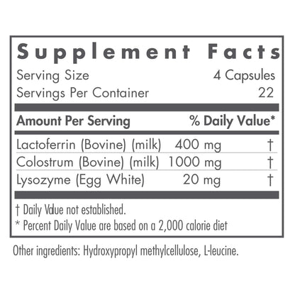 Nutricology Lactoferrin with Colostrum – Immune Support & Iron Transport, 90 Count