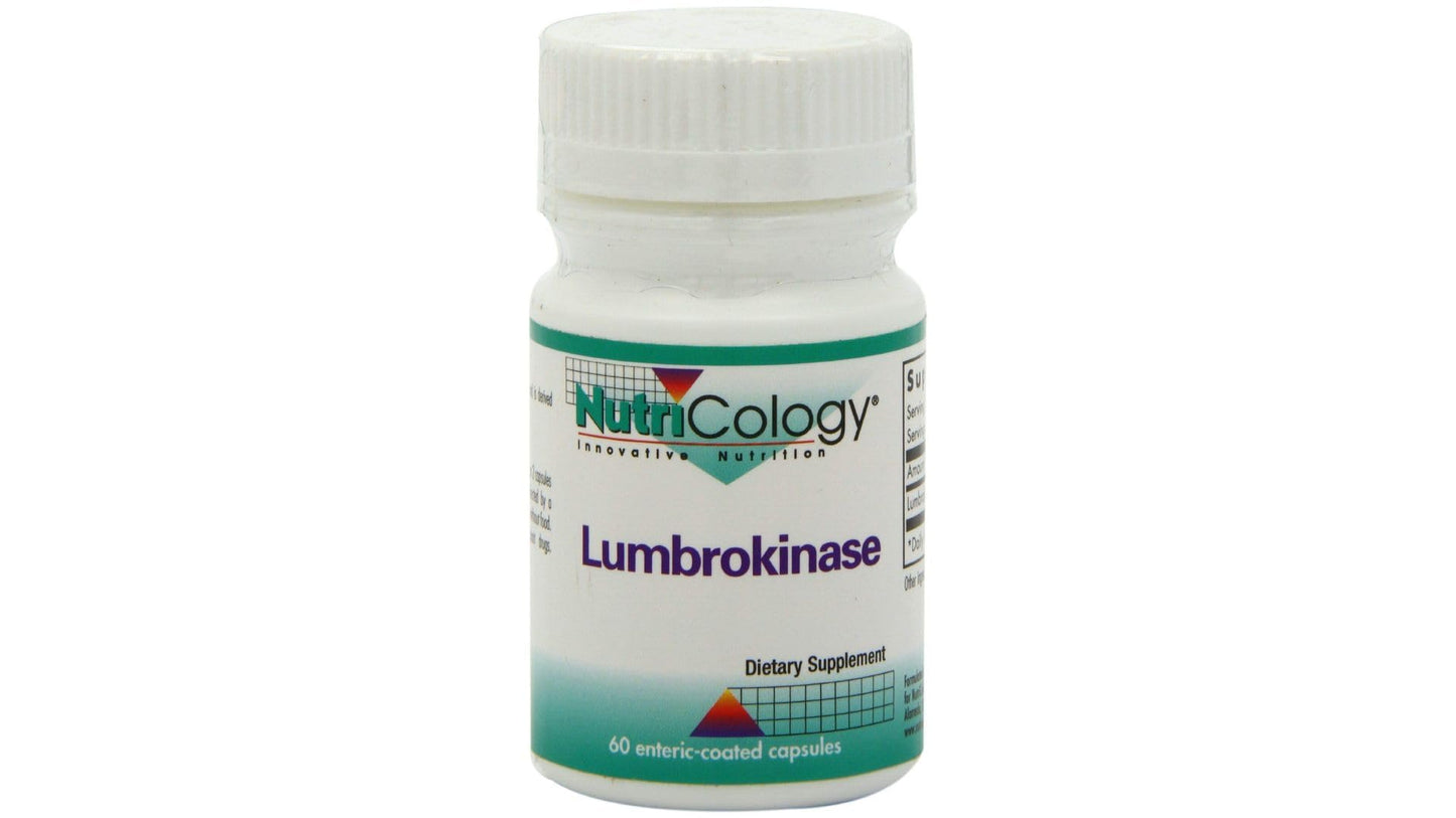 Nutricology Lumbrokinase Supplement – Circulation Support, 60 VEG Capsules
