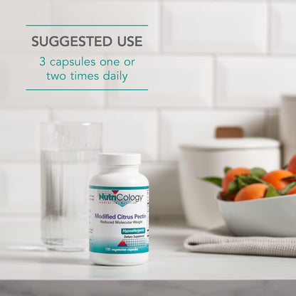 Nutricology Modified Citrus Pectin - Gut Support Capsules | 120 Vegetarian