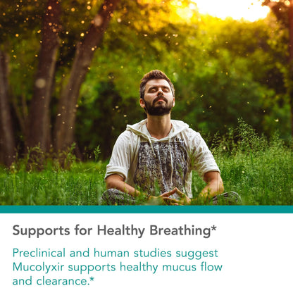 Nutricology Mucolyxir Supplement - Mucus Clearance & Breathing Support | 0.4 Fl Oz Liquid Drops