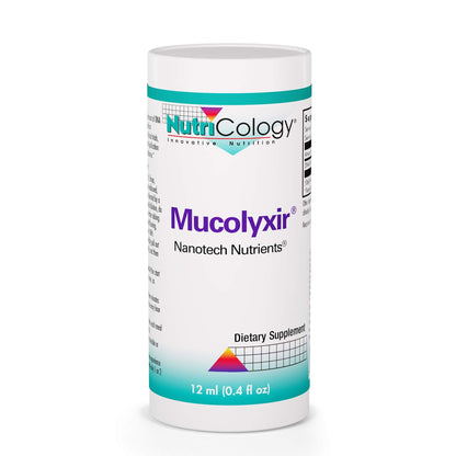 Nutricology Mucolyxir Supplement - Mucus Clearance & Breathing Support | 0.4 Fl Oz Liquid Drops