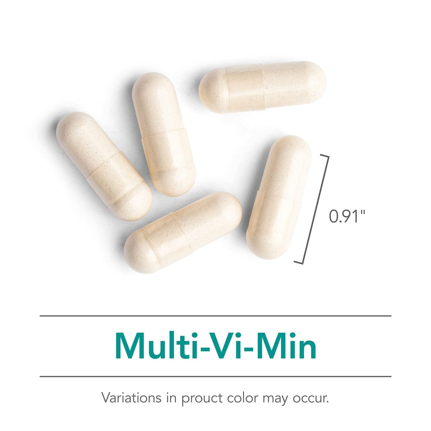 Nutricology Multi-Vi-Min Multivitamin for Adults – Bioavailable, High Potency, Vegetarian Capsules | 150 Count
