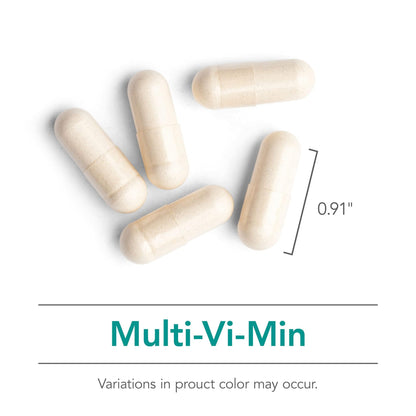 Nutricology Multi-Vi-Min Multivitamin for Adults – Bioavailable, High Potency, Vegetarian Capsules | 150 Count