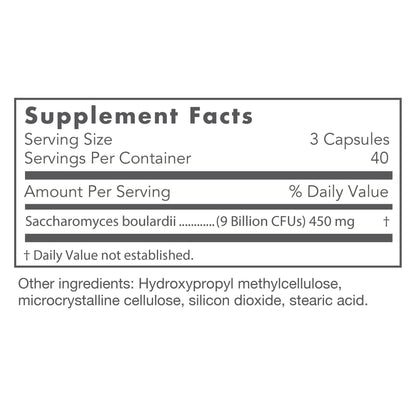 Nutricology Restore-Biotic Saccharomyces boulardii GI Probiotic 120 Veg Capsules