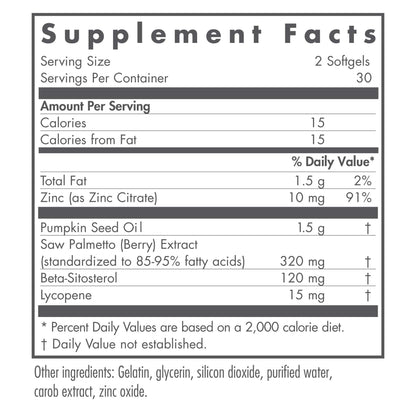 Nutricology Saw Palmetto Complex Softgels, 60-Count | Premium Herbal Supplement