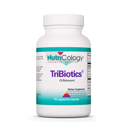 Nutricology TriBiotics - GI Balancers & Gut Health - Berberine, Citrus Seed, Black Walnut - 90 Count