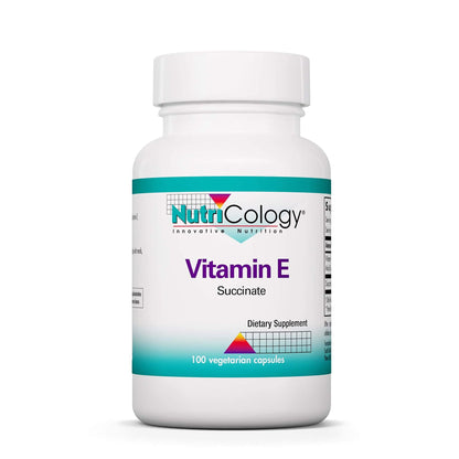 Nutricology Vitamin E Succinate Supplement – 400 IU D-Alpha-Tocopheryl, Vegetarian Capsules, 100 Count
