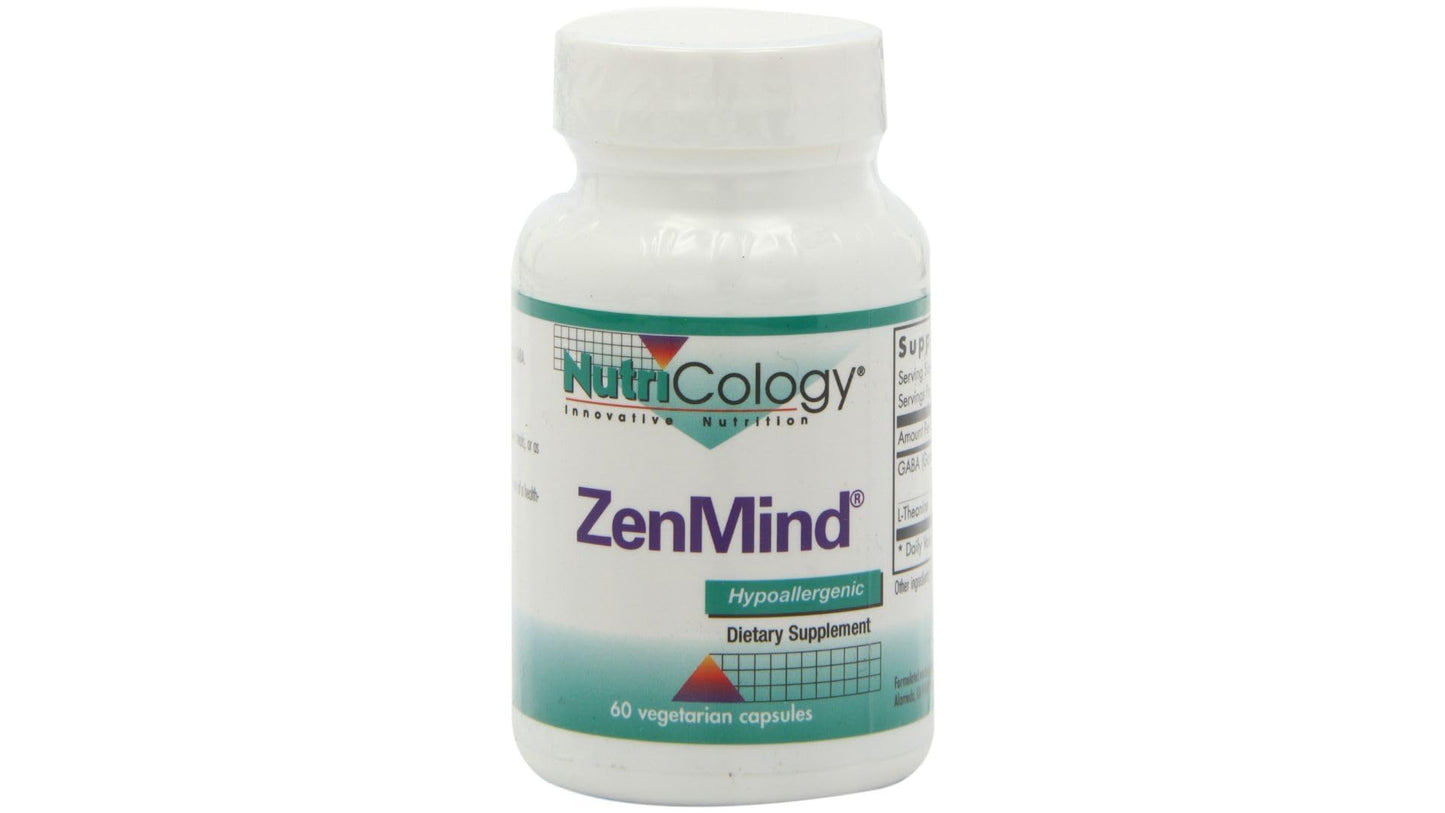 Nutricology ZenMind - Calmness Support with GABA & L-Theanine - 60 Veg Caps