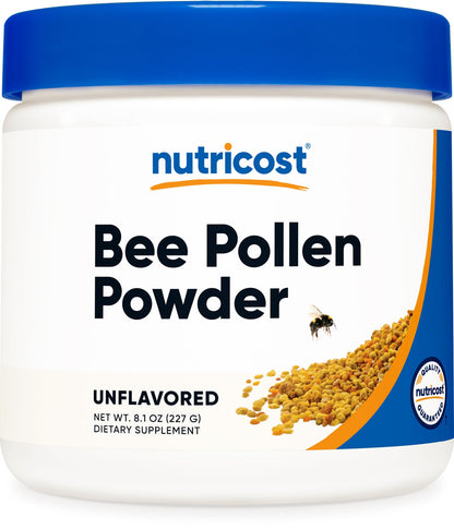 Nutricost Bee Pollen Powder (8 oz) – 227 Servings, Gluten Free, Non-GMO, Vegetarian Dietary Supplement