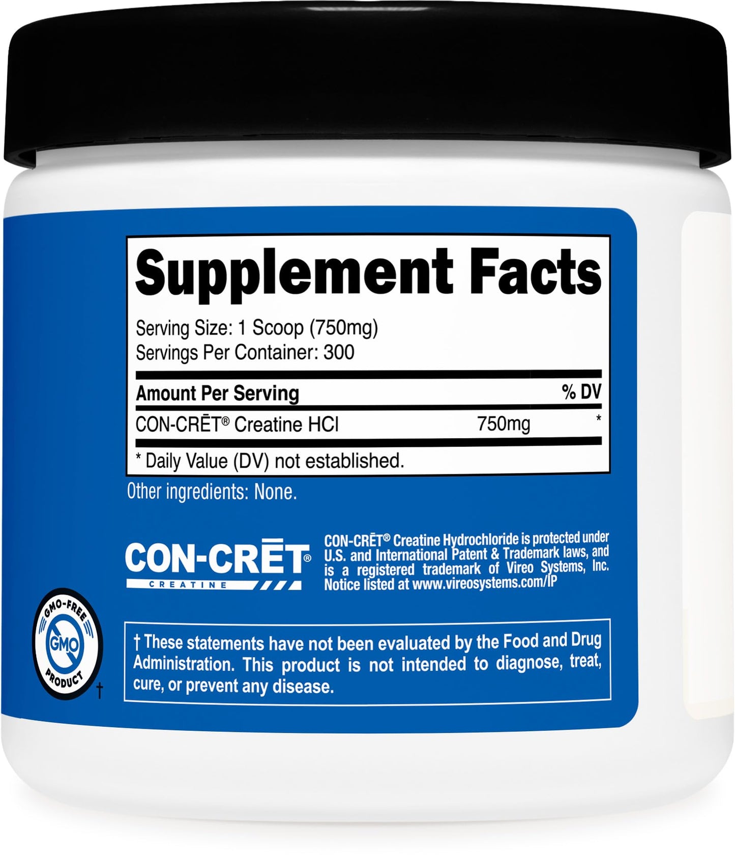 Nutricost Creatine HCl Powder (8 OZ) – CON-CRET Creatine Hydrochloride, 300 Servings
