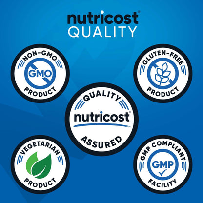 Nutricost EAA Powder 30 Servings Peach Mango — Essential Amino Acids, Non-GMO, Gluten Free, Vegetarian Friendly (Pack of 2)