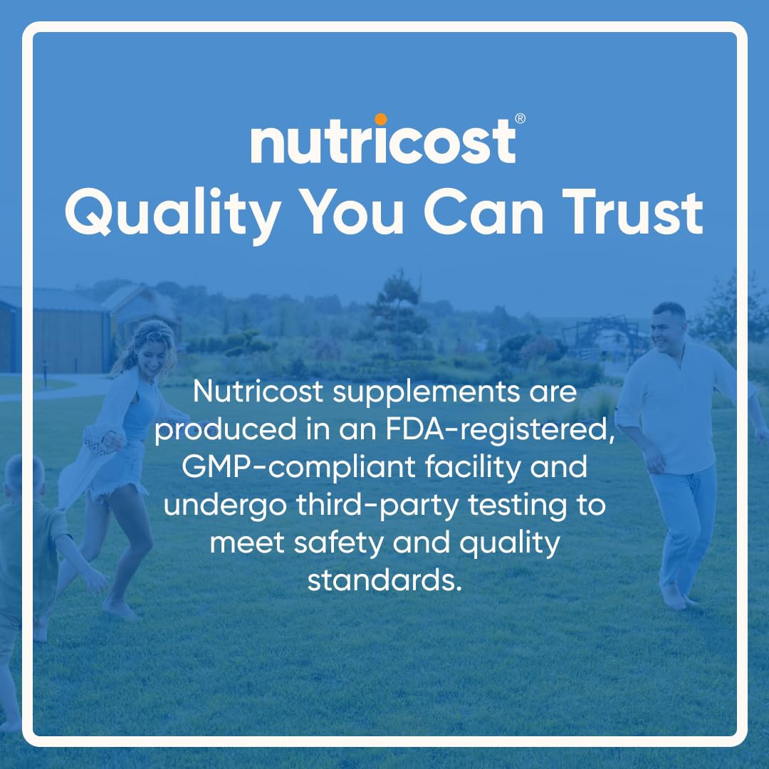 Nutricost Glutathione Capsules 500mg – 240 Count | Gluten Free & Non-GMO
