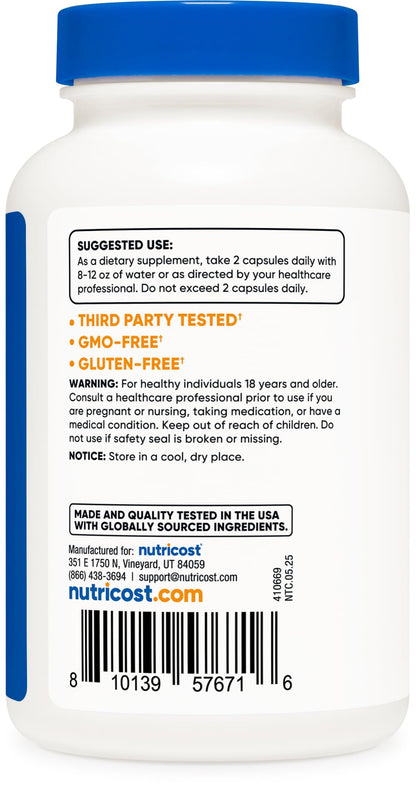 Nutricost Graviola Extract (4,000mg Eq) – 240 Capsules, 120 Servings, Vegan
