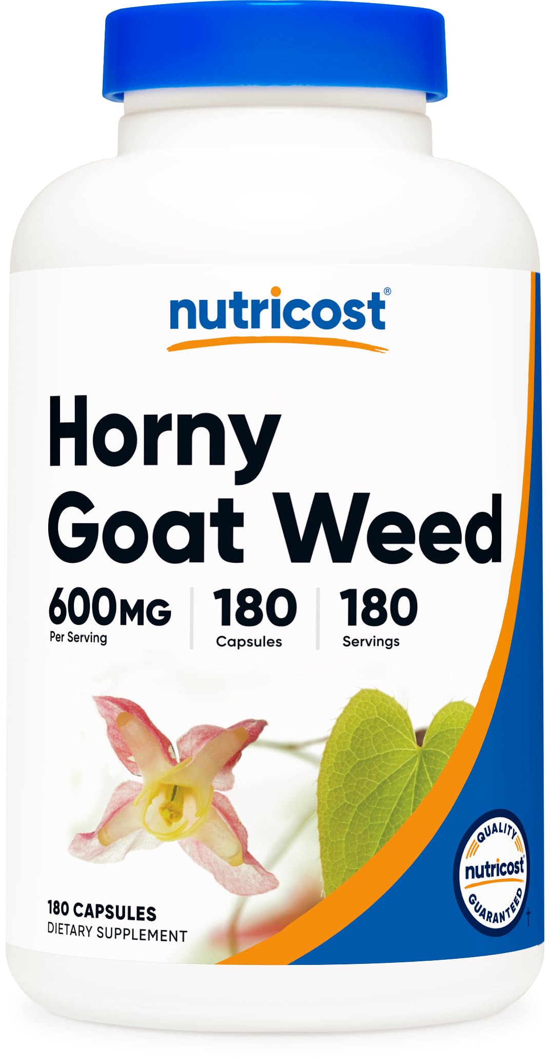 Nutricost Horny Goat Weed Extract (Epimedium) - 180 Capsules, 600mg per Capsule