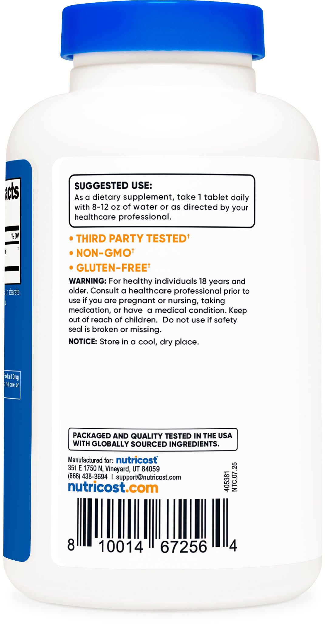 Nutricost L-Lysine 1000mg – 120 Tablets | Gluten Free, Non-GMO, Vegetarian