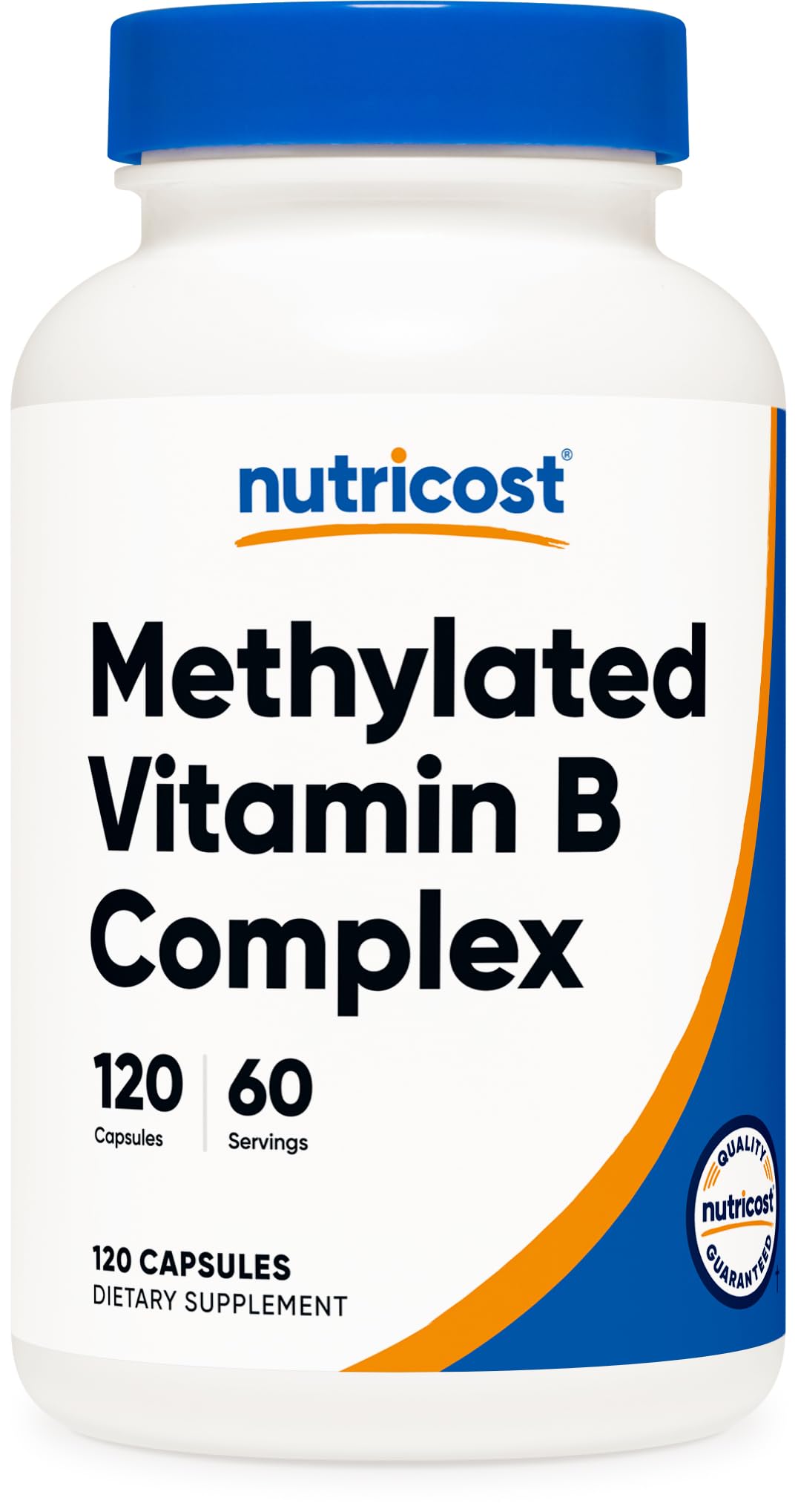 Nutricost Methylated Vitamin B Complex - 120 Capsules, 60 Servings, Gluten-Free