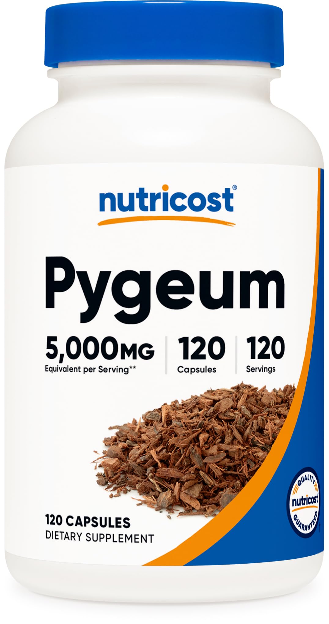Nutricost Pygeum Extract 5000mg - 120 Veggie Capsules, Non-GMO, Gluten Free