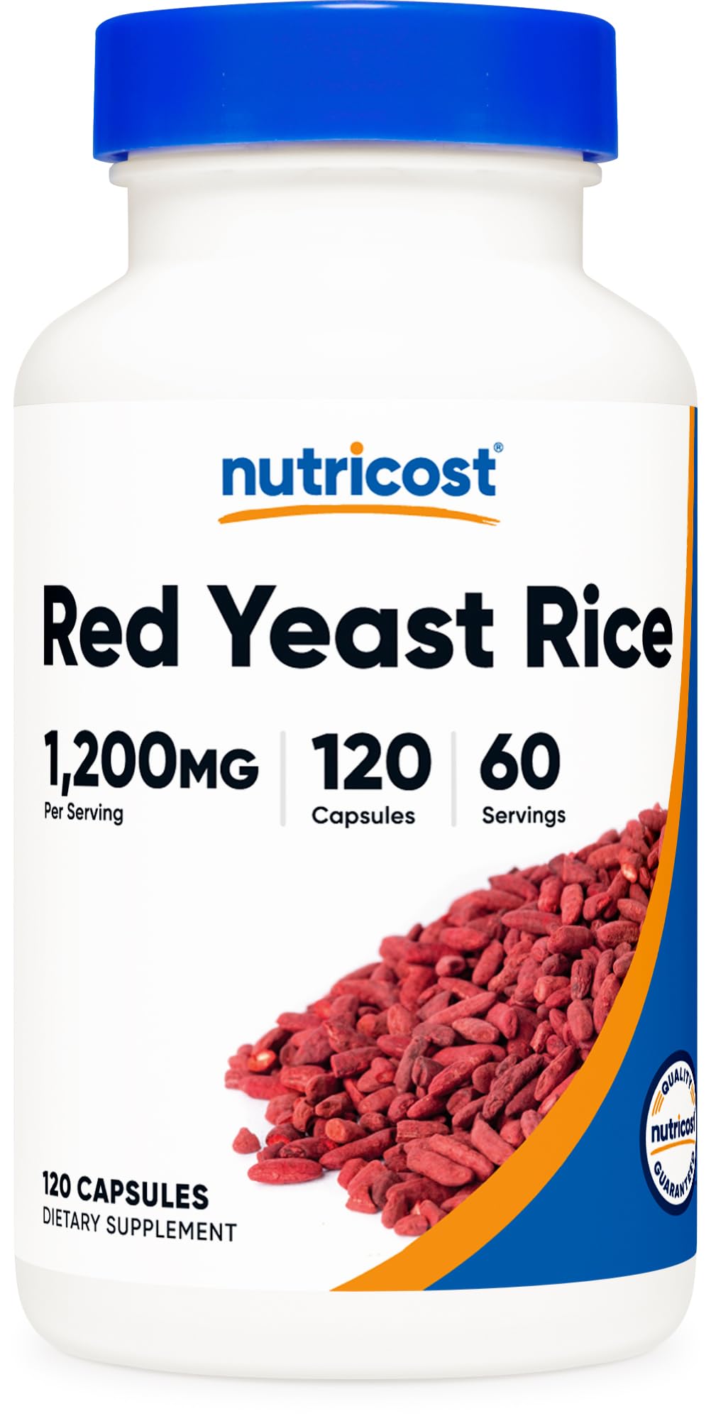 Nutricost Red Yeast Rice 1200mg – 120 Capsules (60 Servings), Veggie Caps, Non-GMO, Gluten Free