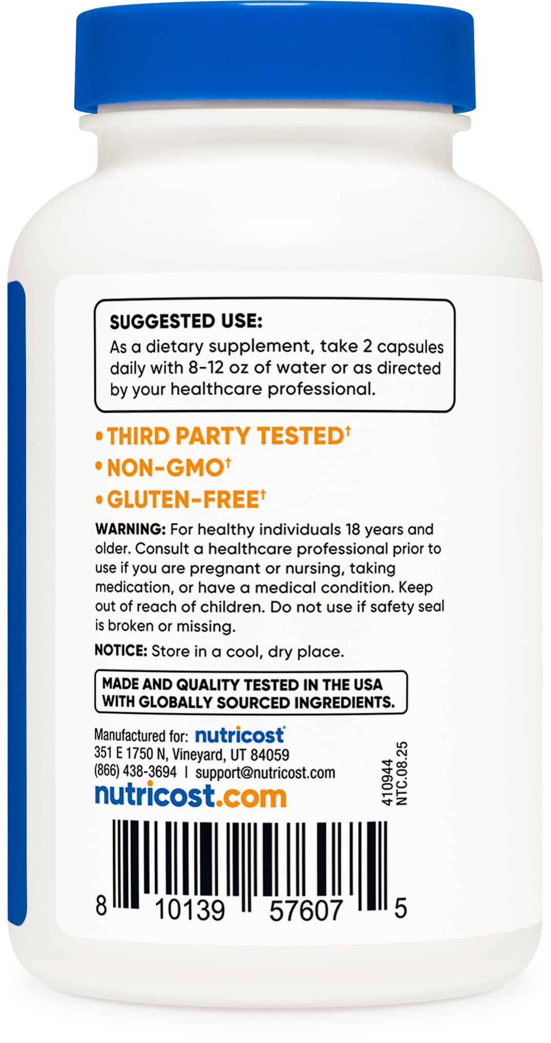 Nutricost Spearmint Leaf 1000mg – 120 Capsules | Spearmint Supplement | GMO-Free, Gluten-Free | 60 Servings