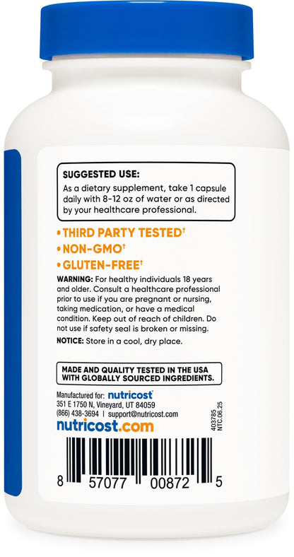 Nutricost St John's Wort Capsules (500mg) – 120 Vegetarian, Gluten Free & Non-GMO