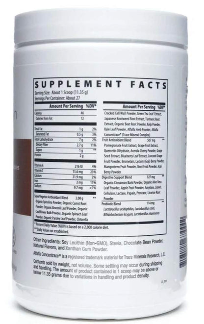 NutriDyn Fruits & Greens Berry Flavor Certified Organic Daily Drink with Acai, Goji, Pomegranate & Super Fruits – 304.8 g