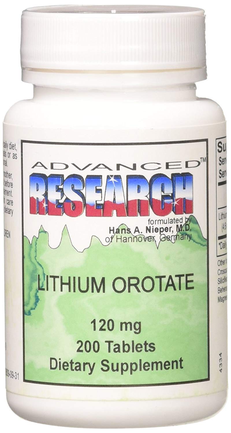 NCI Advanced Research Lithium Ootate 120 mg | 400 Tablets Pack of 2 | Nutrient Carriers