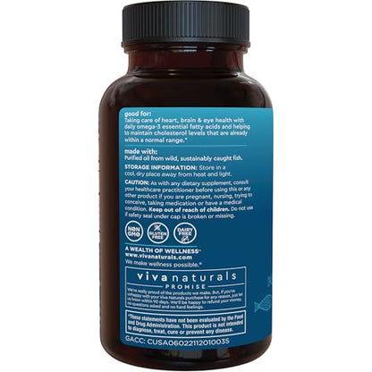 Triple Strength Omega-3 Fish Oil 2500 mg | 180 Softgels | EPA/DHA