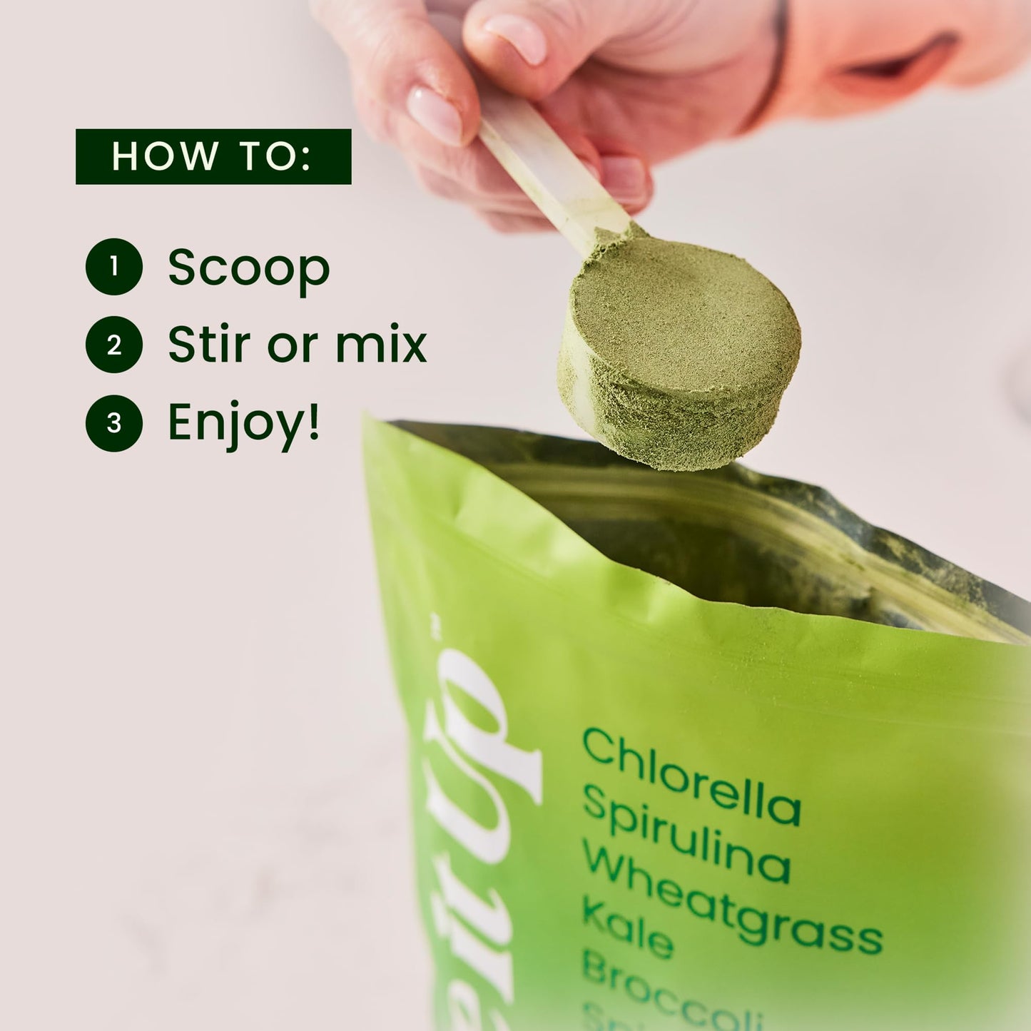 Live It Up Super Greens Powder | Berry Flavor with Probiotics & Digestive Enzymes – All-Natural Plant-Based Superfood, 30 Servings